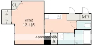 アルヴィータ新屋敷【5階】の間取り