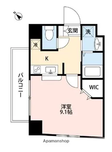 ARVITA新屋敷【6階】の間取り
