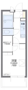 レオパレスLAVITA【401号室】の間取り