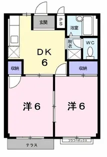 O.KハイツⅠ【1階】の間取り