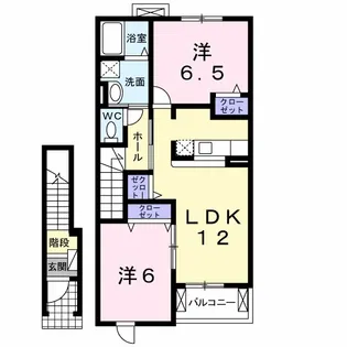 サニーコート広崎【2階】の間取り