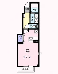 ニュー・フラワーA棟【1階】の間取り