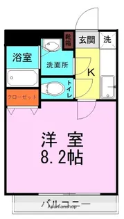 MビルⅡ【605号室】の間取り