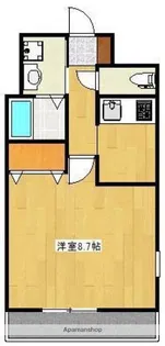 クロノス29新町【8階】の間取り