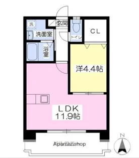 ステージア本荘【10階】の間取り