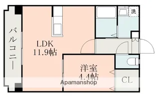 ステージア本荘【10階】の間取り