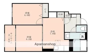 OVESTⅠ【102号室】の間取り