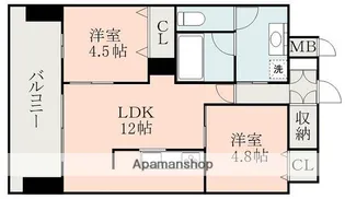 BUENA CASA熊本駅前EAST【9階】の間取り