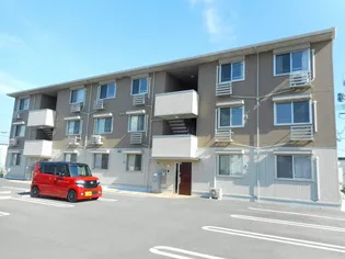 ハピネス江越【201号室】の外観