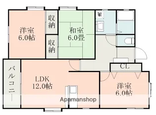 グリーンヒルズ野田【2階】の間取り
