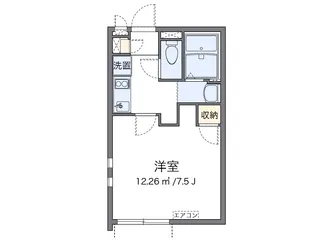 クレイノ沙羅【201号室】の間取り