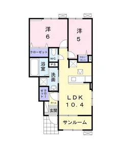 リクウェル ポンテ Ⅰ【1階】の間取り