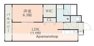 アンソレイユ月出【2階】の間取り