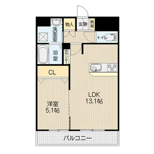 GRANDIA白川公園【10階】の間取り