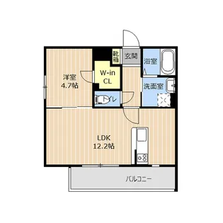 LIBTH本荘【2階】の間取り