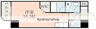 HKマンション上熊本【8階】の間取り