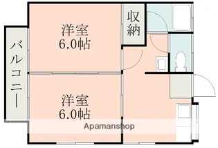 前田アパート【2階】の間取り