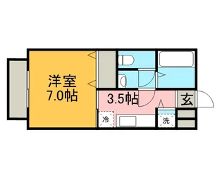 シャレック【202号室】の間取り