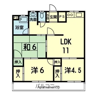 アメニティL【1階】の間取り