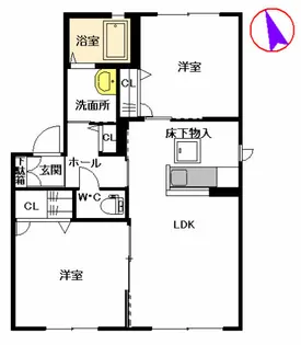 ソフィア梶尾 C棟【101号室】の間取り