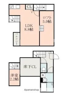 ADC熊本駅南ルミエール【2階】の間取り
