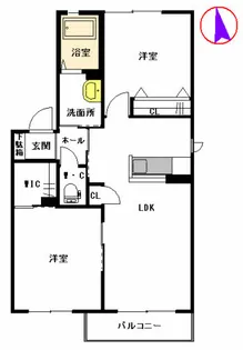 グランドパルク A棟【1階】の間取り