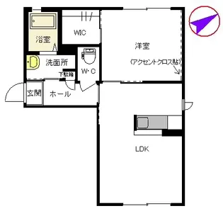 ディアノンSTAGE Ⅰ【1階】の間取り
