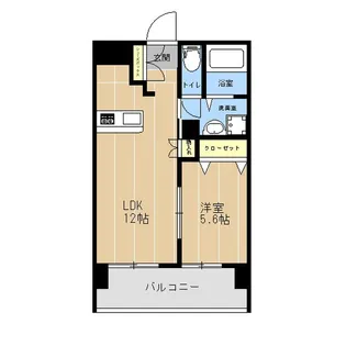 ル・ボヌール【5階】の間取り