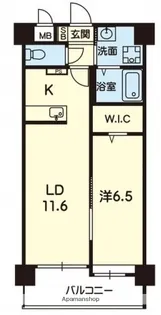 MON REVE平成【5階】の間取り