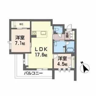さくらガーデン出水【3階】の間取り