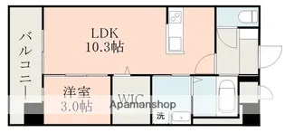 ロザリアン八王寺WEST【4階】の間取り