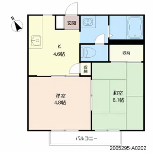 アーデンハイツ【2階】の間取り