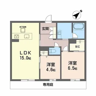 SHAMAISON PASTEQUE【103号室】の間取り