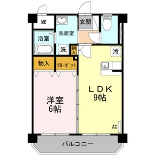 チェリーブラッサム【3階】の間取り