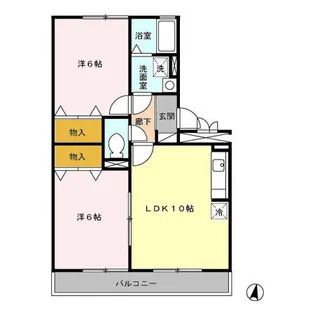 アーバンライフ【2階】の間取り