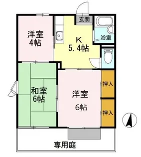 ルミネハイツ【101号室】の間取り