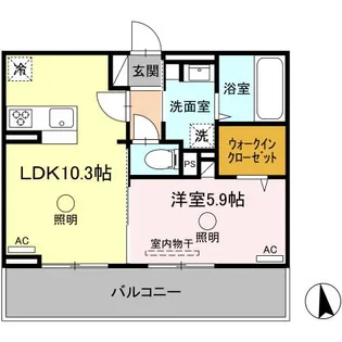 シルクローズ【2階】の間取り