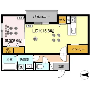 ラルゴ白山通り【3階】の間取り