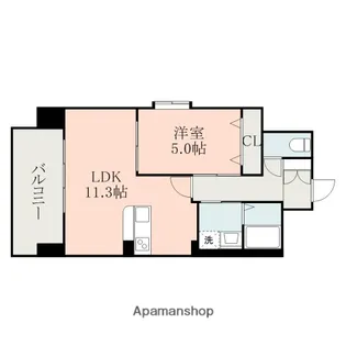 プリグレイス琴平【8階】の間取り