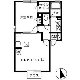 ジュネス I【1階】の間取り