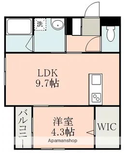 (仮称)ラ・ポルテ益城B【1階】の間取り