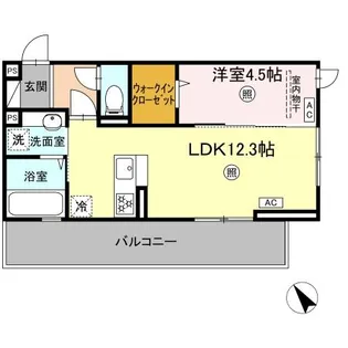 インフィニティ新八代【2階】の間取り