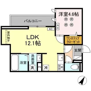 シャルム新屋敷【3階】の間取り