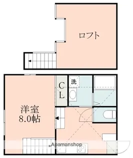 POSH YOKOTE【2階】の間取り