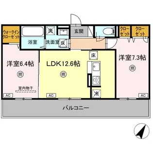 スペチアーレ・セレーナ【1階】の間取り