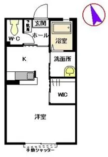 西原一番館【202号室】の間取り