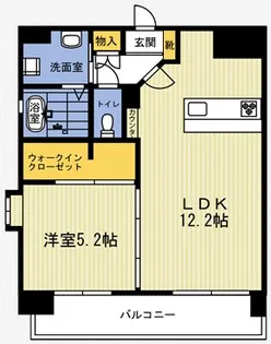 REGINA本荘【8階】の間取り