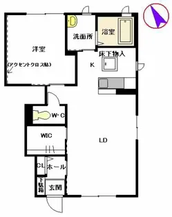 パステロ【102号室】の間取り