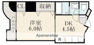 コートハイムPAL【5階】の間取り