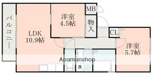 MAISON KIYOTA【2階】の間取り